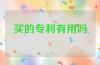买的专利有用吗