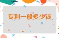 专利价格一般多少钱