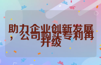 助力企业创新发展，公司购买专利再升级