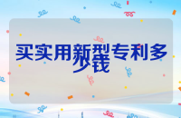 买实用新型专利多少钱